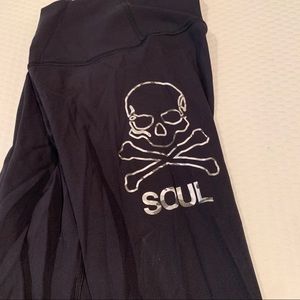 Soulcycle x Lululemon Skull 7/8 Leggings